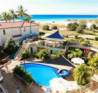 Sandcastles on Currumbin Beach