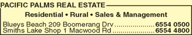 Pacific Palms Real Estate - Sunshine Coast Tourism 1