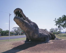 Crocodile Statue - Sunshine Coast Tourism 0
