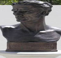 Adam Lindsay Gordon Bronze Bust - Sunshine Coast Tourism