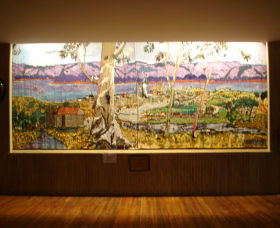 Adaminaby Memorial Hall Stage Curtain - Sunshine Coast Tourism 0