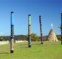 Maclean Tartan Power Poles - Sunshine Coast Tourism