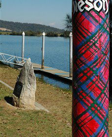 Maclean Tartan Power Poles - Sunshine Coast Tourism 1