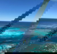 Pink Lake  Abrolhos Island Flyover - Sunshine Coast Tourism