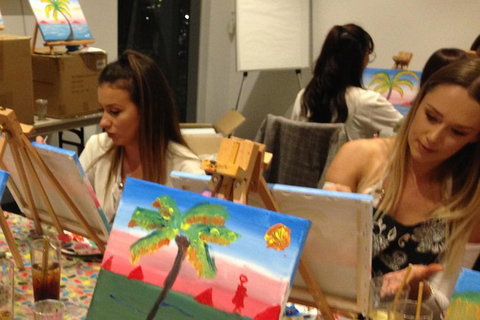 Paint And Sip Art Lessons - Holiday Sunshine Coast 5
