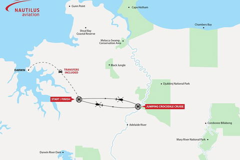 Adelaide River Jumping Crocodile Cruise With Roundtrip Helicopter From Darwin - Sunshine Coast Tourism 3
