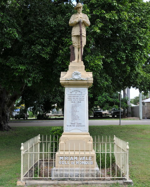 Miriam Vale War Memorial - Holiday Sunshine Coast 1
