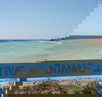Simms Cove lookout and beach Moonta Bay - Holiday Sunshine Coast