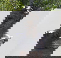 Adam Lindsay Gordon Bronze Bust - Sunshine Coast Tourism