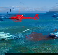 Cruise to Moore Reef Pontoon and Return Helicopter Flight from Cairns