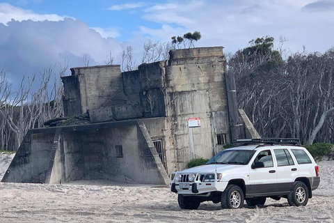 Fort Bribie Bunker And Beach 4WD Tour - Holiday Sunshine Coast 0