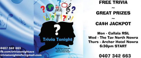 Trivia Tonight - Sunshine Coast Tourism 2