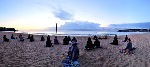 Making Meditation Mainstream Free Beach Meditation Sessions - Avalon Beach - Sunshine Coast Tourism 0