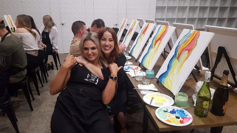 Paint And Sip Experience - Holiday Sunshine Coast 0