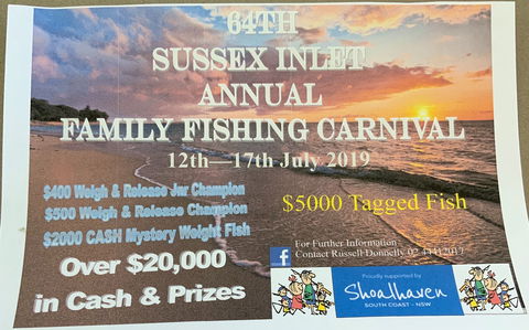 The Sussex Inlet Annual Family Fishing Carnival - Sunshine Coast Tourism 0