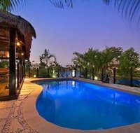 Bali Hut on Water - Holiday Sunshine Coast