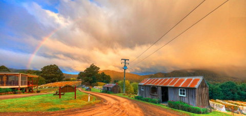 Hartzview Vineyard Heritage Pickers Hut Village - Sunshine Coast Tourism 0
