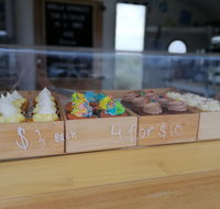 Vanilla Sprinkles Cupcakes  Coffee - Sunshine Coast Tourism
