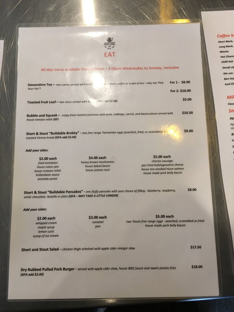 Short & Stout Cafe - Holiday Sunshine Coast 3