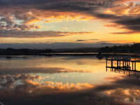 Reflections on Merimbula Lake