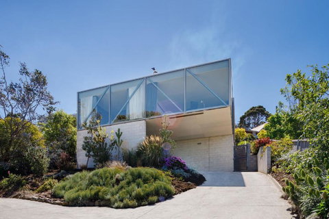 Architectural Glass House With Ocean Views - Sunshine Coast Tourism 0