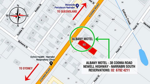 Aalbany Motel Narrabri - Sunshine Coast Tourism 1