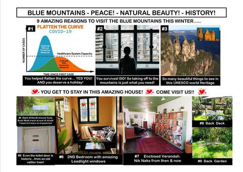 Blue Mountains Historic Retreat-Sleeps 5-WINTER SPECIAL! - Sunshine Coast Tourism 1