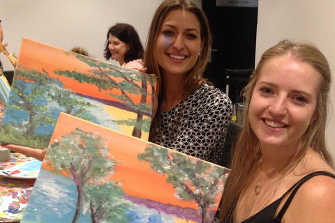Friday Night 2 For 1 Paint And Sip Art Sessions - Sunshine Coast Tourism 4